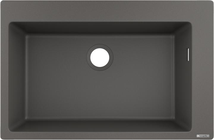 hansgrohe HG fitted sink 660 S510-F660 stone grey (Fitted sink, 51 cm, 77 cm)