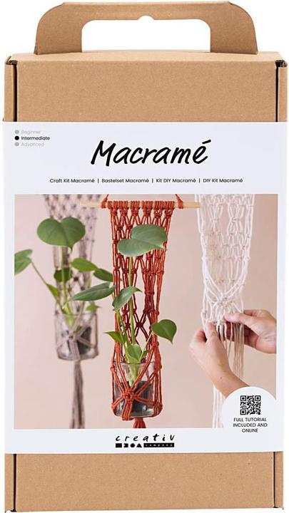 Actual product image Creativ Company Mini Macramé Flower Hanger Craft Set