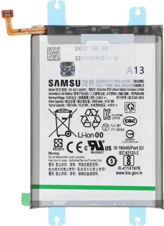 Produktbild Samsung Battery ServicePack Battery EB-BA217ABY for A13/A04s/A13/A13 5G/A127 GH82-22989A (Akku)