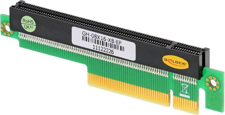 Actual product image Delock PCI-Express riser card, x8 to x16