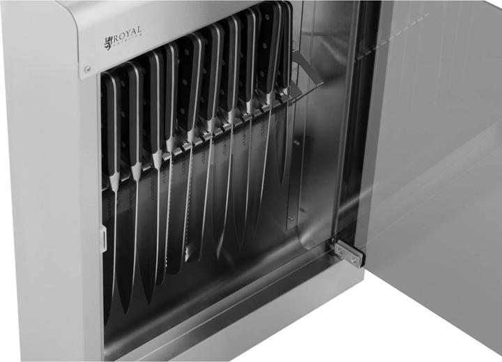Produktbild Royal Catering Messersterilisator UV Sterilisator Sterilisationsgerät Edelstahl Timer 20 Messer