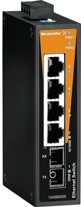 Productafbeelding Weidmüller Netwerkschakelaar onbeheerd, Fast Ethernet (4 ports)