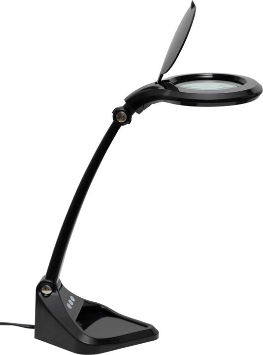 Maul Lampe loupe LED MAULiris, dimmable, 470 lumen, 7 W, noir (470 lm)