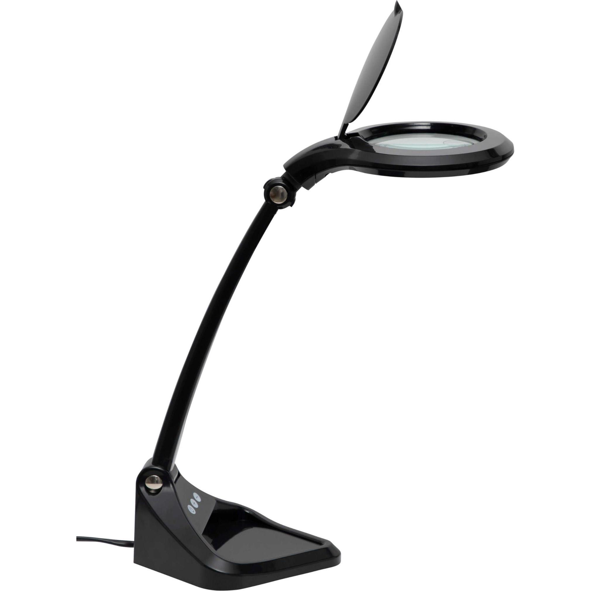 Maul, Illuminazione officina, Lampada LED con lente d'ingrandimento MAULiris, dimmerabile, 470 lumen, 7 W, nero (470 lm)