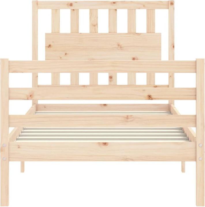 Actual product image vidaXL Bettgestell (90 x 200 cm)