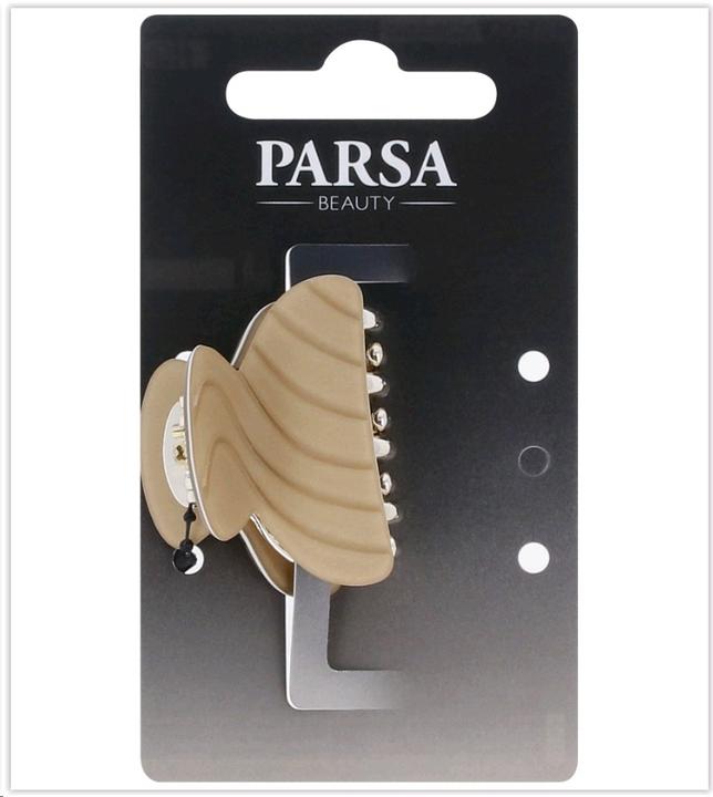 Produktbild Parsa Beauty PARSA Haarklammer, gemustert, beige 4.00 cm, 1 Stk. (1 Stk.)