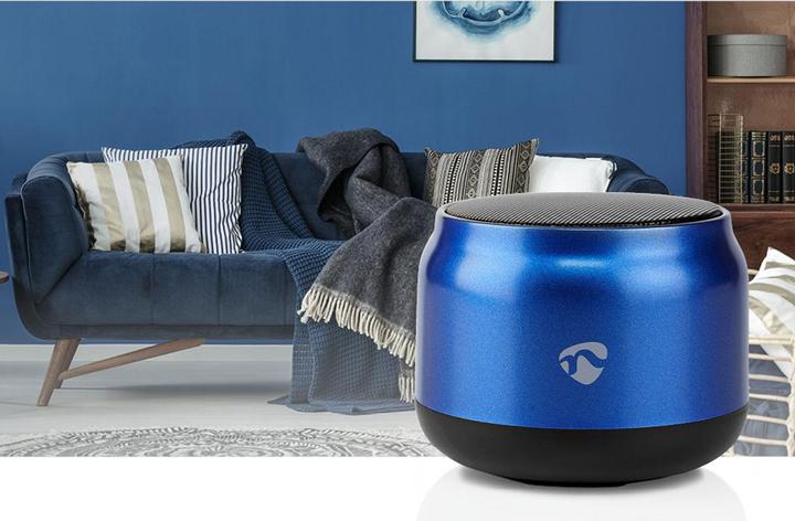 Produktbild Nedis Bluetooth Speaker, 5W - Blue (4 h, Stromversorgung über USB)
