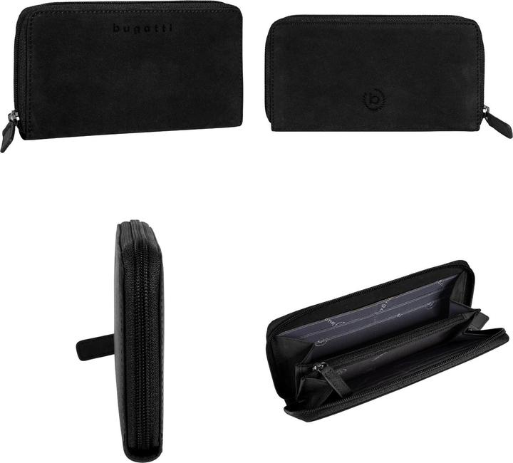 Actual product image Bugatti Luca wallet leather 19 cm