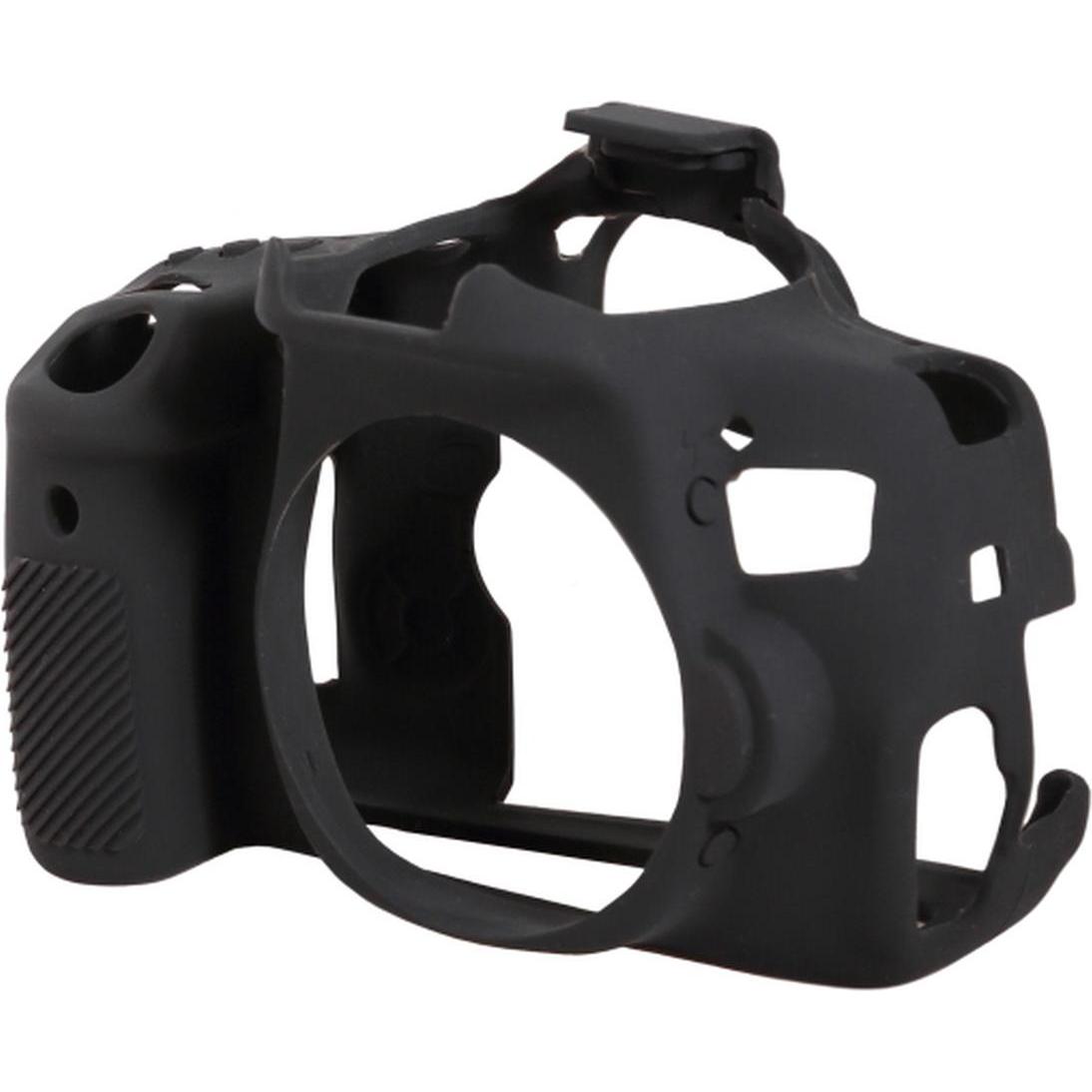 easyCover Silikon-Schutzhülle für Canon 750D (Hülle, EOS 750D), Kameraschutz, Schwarz