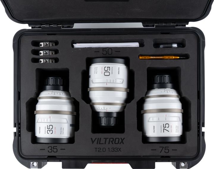 Actual product image Viltrox Anamorphic Lens SET 35/50/75mm T2.0 1.33X PL-Mount (L-Mount, full size)