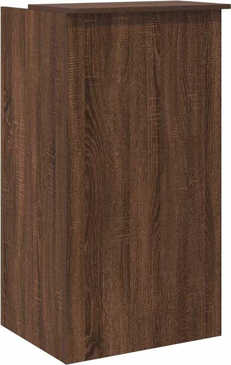 Actual product image vidaXL Reception counter brown oak look 55x50x103.5 cm wood-based material