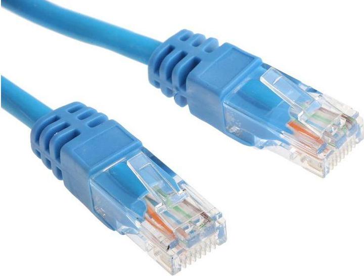 Actual product image RS PRO Patch cord Cat5e UTP LSZH Blue 30m (UTP, CAT5e, 30 m)