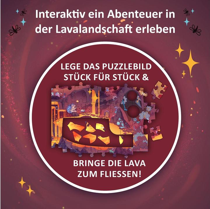 Actual product image Kosmos Adventure Puzzle: In den Tiefen des Vulkans (258 pieces)