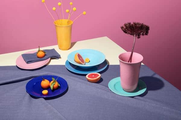 Produktbild Lyngby Rhombe Color Teller (1x, 23 cm)