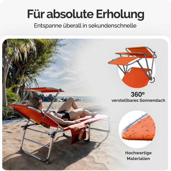 Produktbild Casaria Sonnenliege (190 cm)