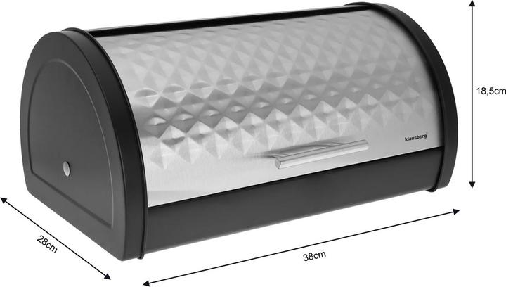 Actual product image Klausberg Bread box with lid