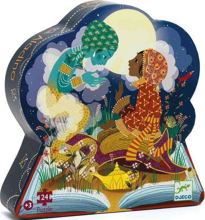 Djeco Puzzle around the world 200 pieces (incl. booklet) (24 pieces)