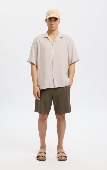 Produktbild Selected Homme 100% Leinen Kurzarmhemd (M)