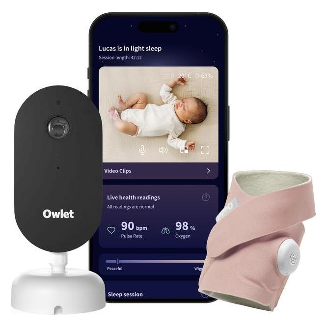 Owlet, Babyfoon, Droom Duo 3 (Video & Audio, 30 m)