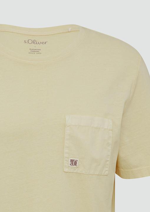 Produktbild S.Oliver T-Shirt T-Shirt mit Brusttasche und Garment Dye (XXL)