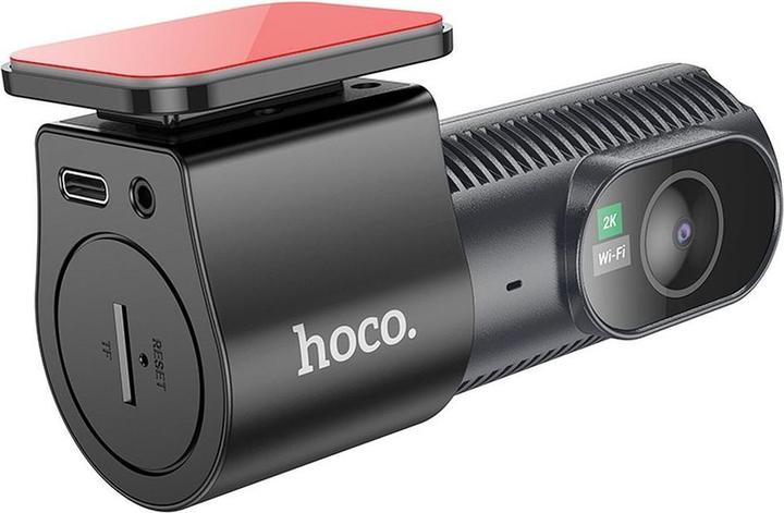 Produktbild Hoco Headphone with microphone driving recorder with display 2K DV7 black (Eingebautes Display, Eingebautes Mikrofon, 2K)