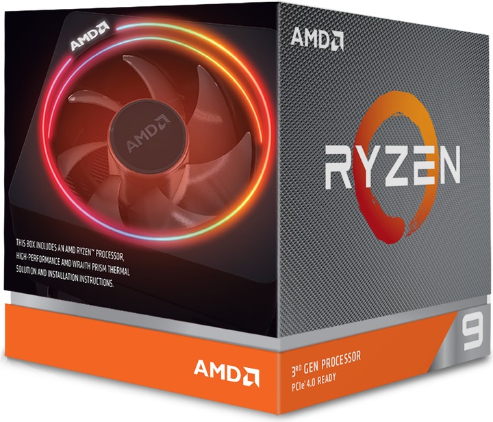 Actual product image AMD Ryzen 9 3900X (AM4, 3.80 GHz, 12 -Core)