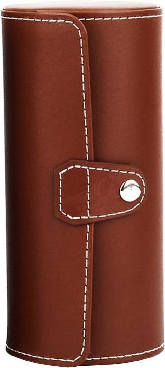 Produktbild JTI Runde Uhrenaufbewahrung, Kunstleder - Braun