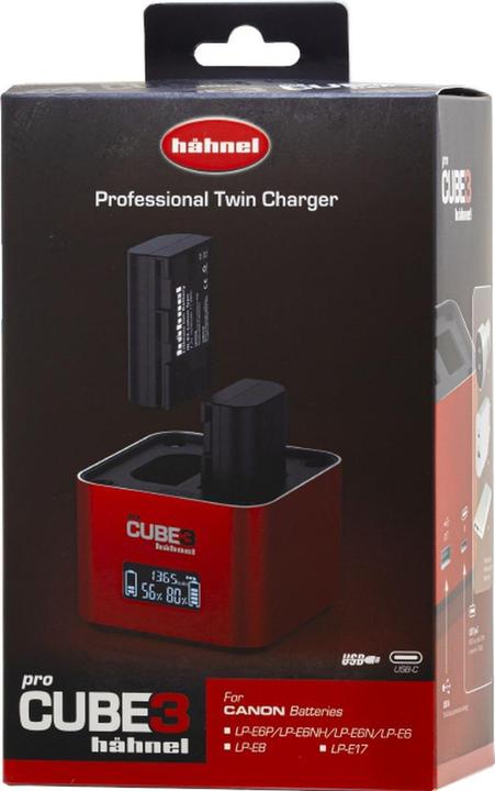 Produktbild Hähnel ProCube3 DSLR Charger Canon fr LP-E, LP-E8 und LP-E17 (Kamera Akku Ladegerät)