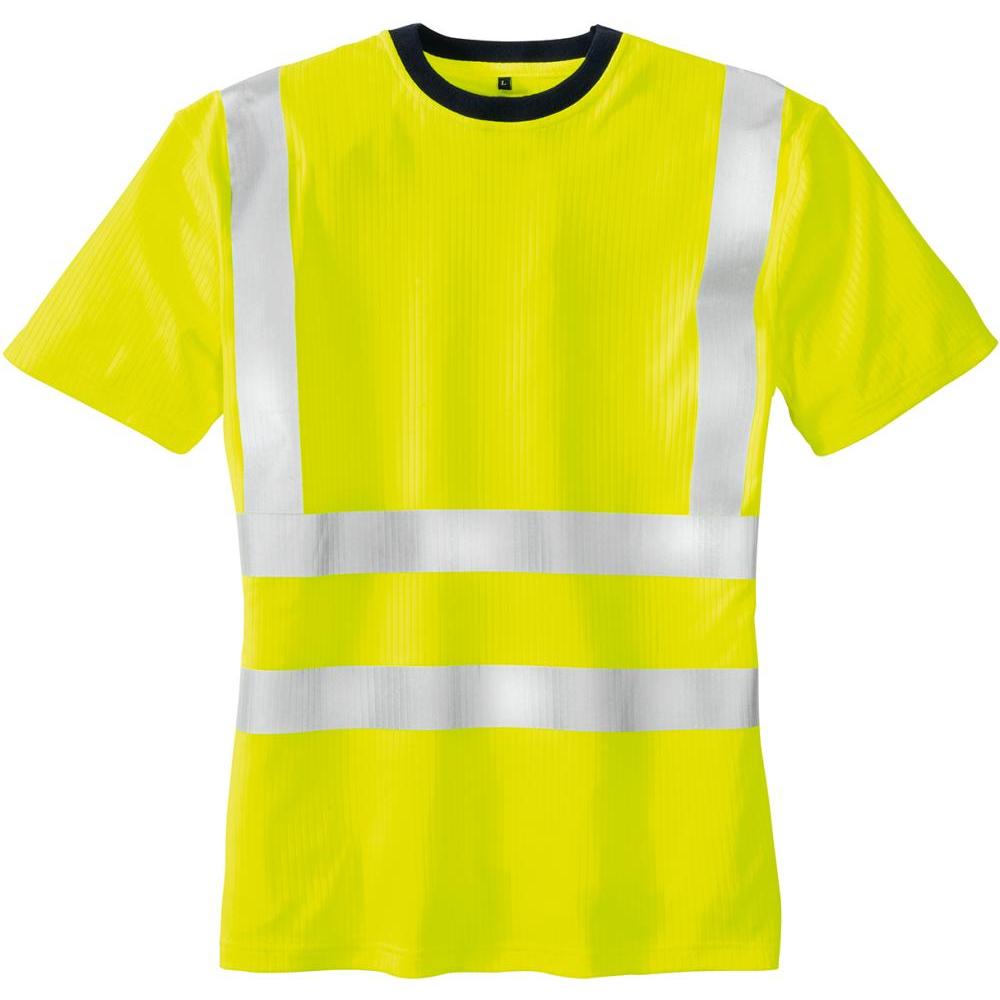 Thumbnail - Texxor, Arbeitsjacke, unisex Warnschutz Shirt HOOGE gelb Grösse L (L)