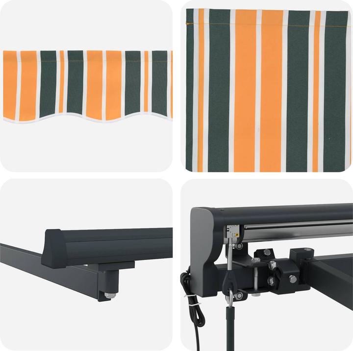 Actual product image vidaXL Elektrische ausziehbare Markise (3 m)
