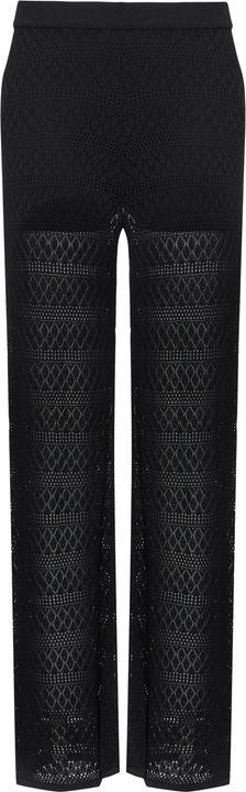 Produktbild s.Oliver Transparente Feinstrick-Hose mit Ajourmuster und Baumwollfutter (40)