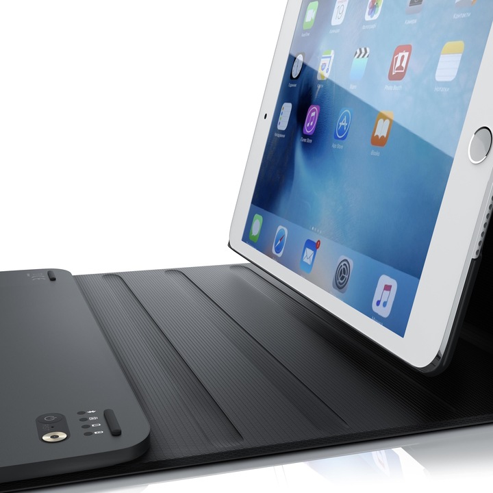 Produktbild Aplic Tablet Tastatur für iPad mini 4, Bluetooth, Schutzhülle 7,9",10m Reichweite, mit Akku (DE, iPad mini 2015 (4. Gen))