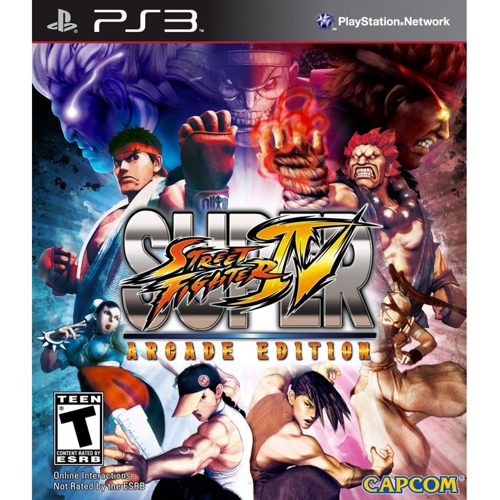 Actual product image Capcom Super Street Fighter IV: Arcade Edition, PS3, ESP Spanish PlayStation 3 (PS3)
