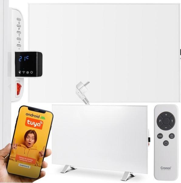 Produktbild Cronos Synthelith Pro CRP-500TWP 500W weisser Infrarotstrahler mit WiFi und Fernbedienung (500 W)