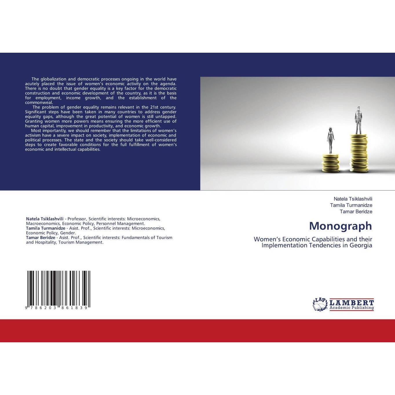 Monograph, Fachbücher von Natela Tsiklashvili, Tamila Turmanidze, Tamar Beridze