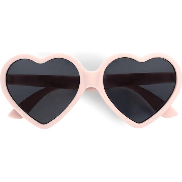 Filibabba, Bambine, Occhiali da sole, Børnesolbriller i genbrugsplastik 1-3 år – Hjerte – Peach Whip
