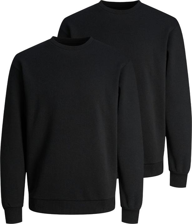 Produktbild Jack & Jones - Bradley - Sweatshirt - 2er Pack (L Schwarz) (L)