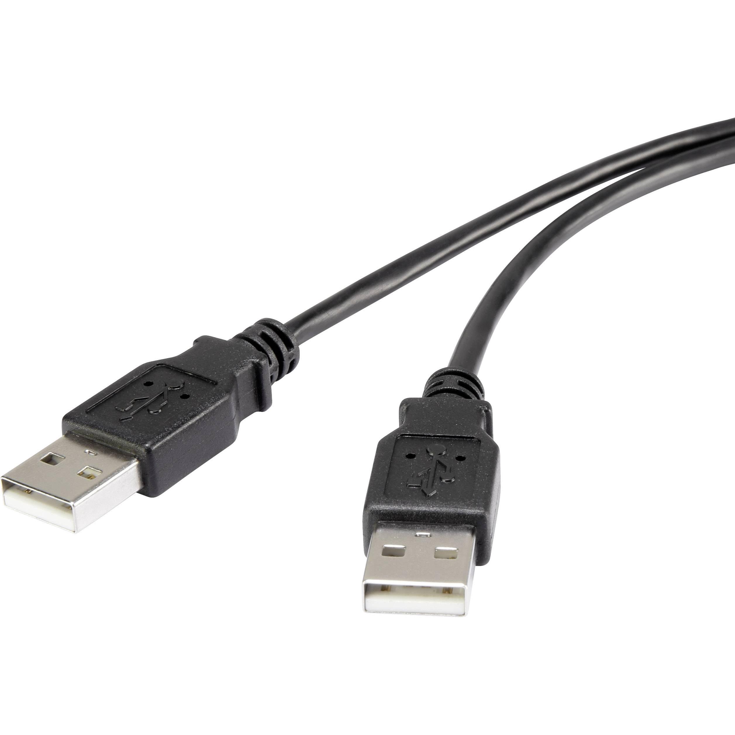 Digitus ASSMANN USB Anschlusskabel Typ A St/St 1,8m USB 2.0 kompatibel sw (1.80 m, USB 2.0), USB Kabel