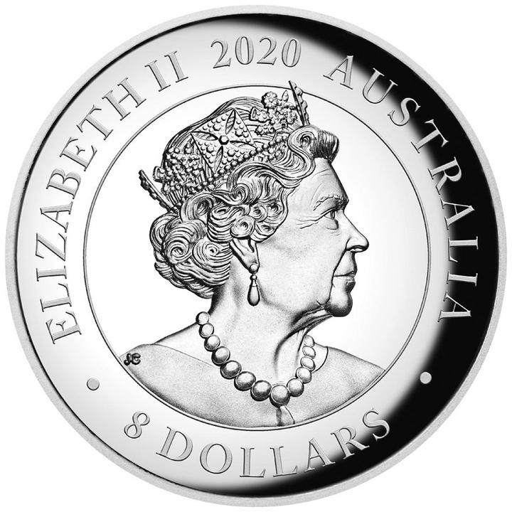 Produktbild The Perth Mint Silber 5 oz Känguru PP High Relief - 2020 (1.00, 2020)