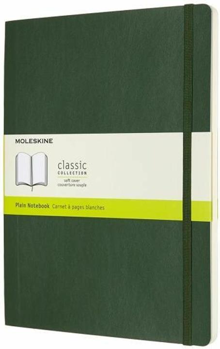 Moleskine XL (19 x 25 cm, Plain, Soft cover)