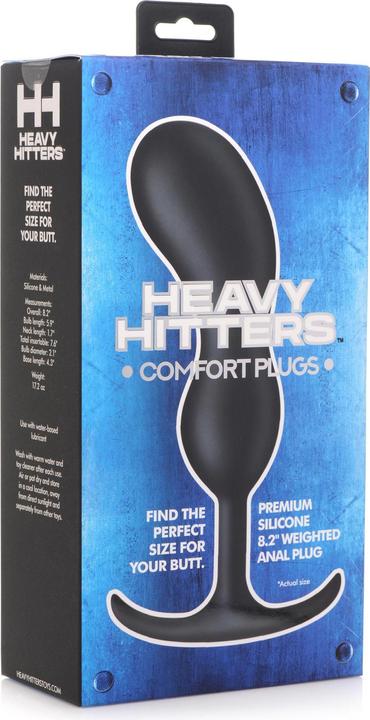 Productafbeelding Heavy Hitters Premium verzwaarde prostaatplug van silicone - XL