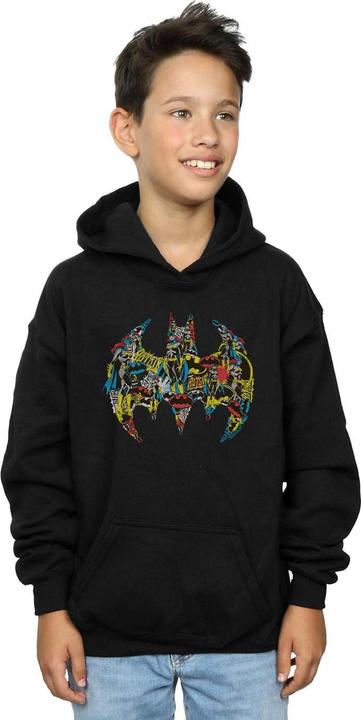 Produktbild Batman Batgirl Logo Collage Kapuzenpullover Jungen (152, 158)