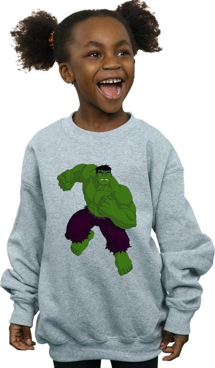 Actual product image Girls Hulk Pose Sweatshirt (152, 158)