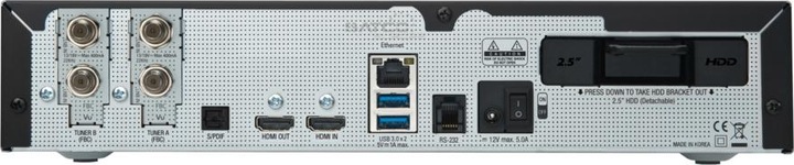 Produktbild Vu+ Duo 4K SE (4 GB, DVB-C, CI-Schacht)