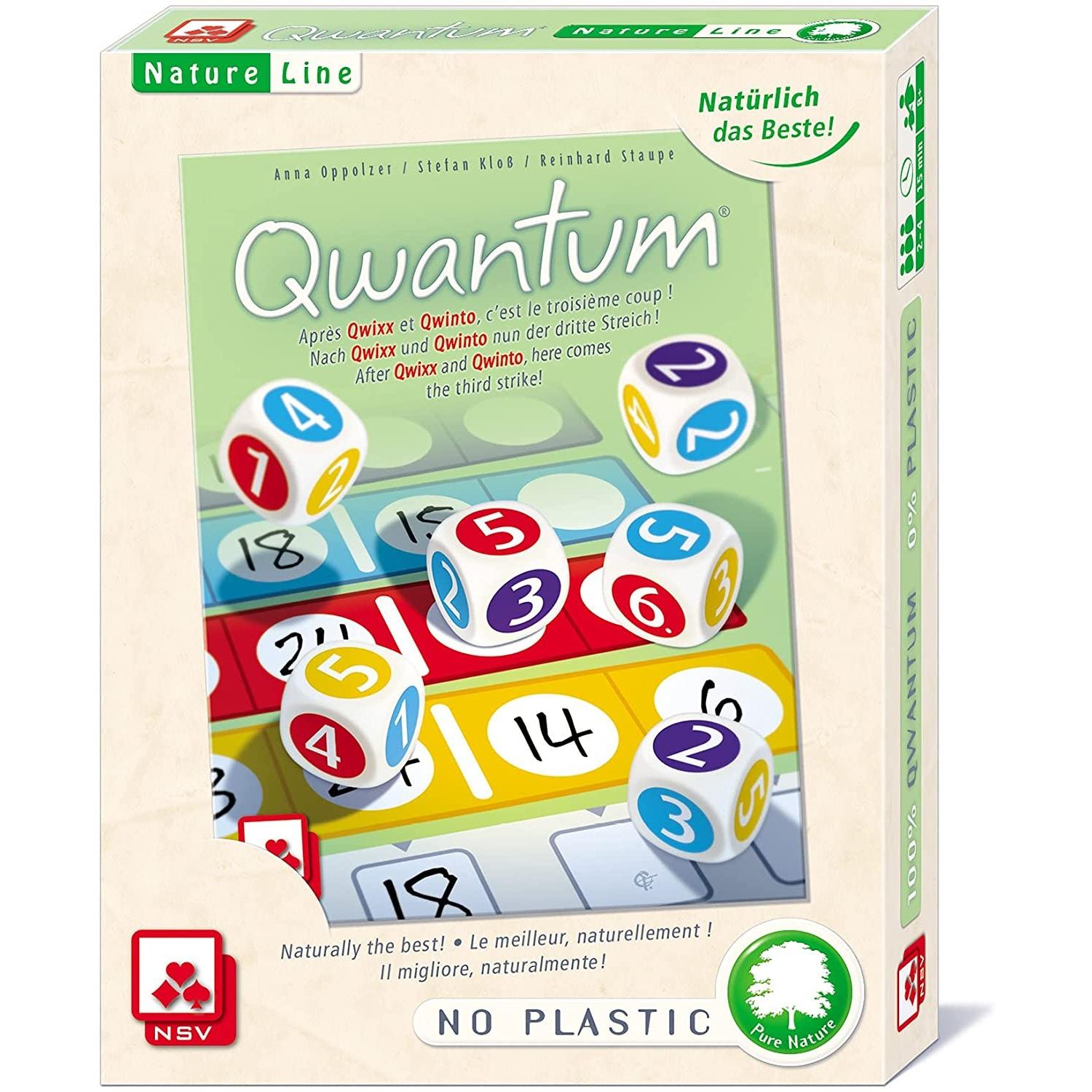 ASS Altenburg Qwantum - Natureline, Würfelspiel, für 2-6 Spieler, ab 8 Jahren (DE-Ausgabe) (Griechisch)