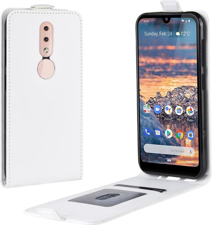 Produktbild Cover-Discount Leder Flip Case mit Fotofach vertikal (Nokia 4.2)