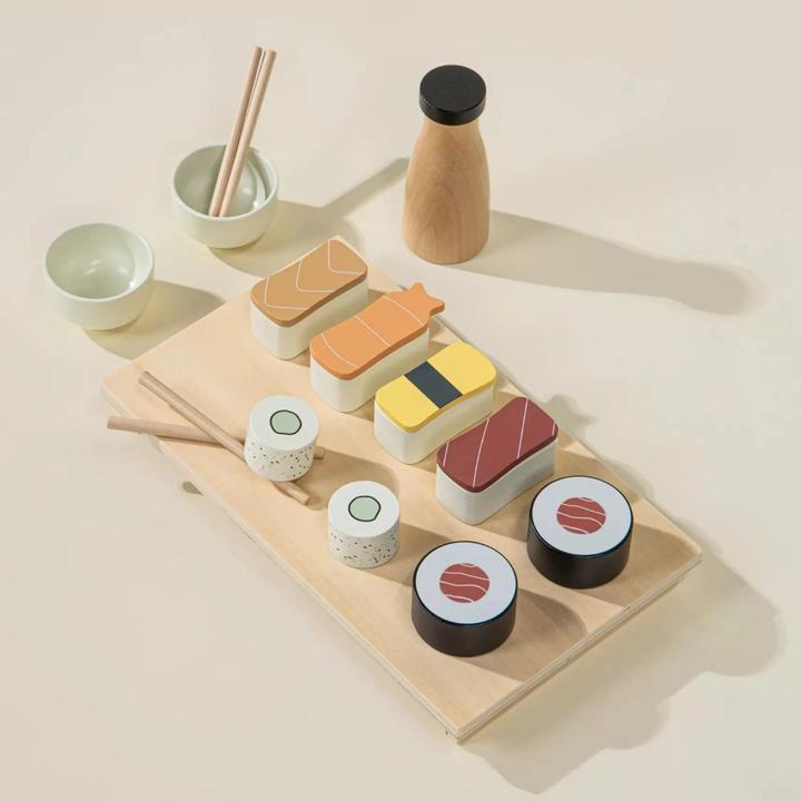 Actual product image Coco Village Wooden Sushi Playset