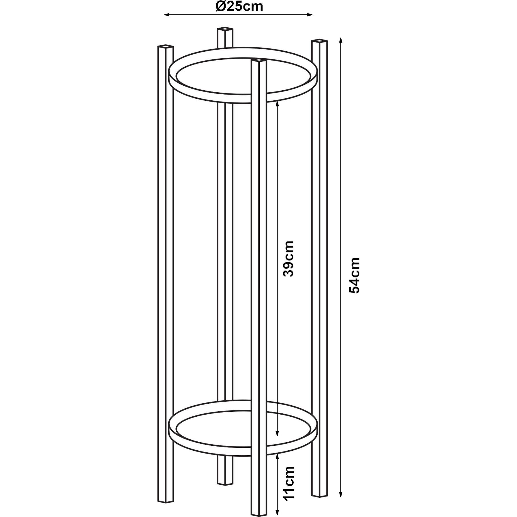 Thumbnail - En.Casa, Pflanzenständer + Blumentreppe, Tuusula
