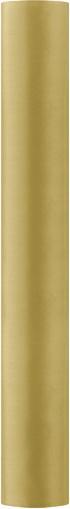 Actual product image Partydeco Satin Plain, gold, 0.36 x 9m (1 pc. / 9 lm) (1x)