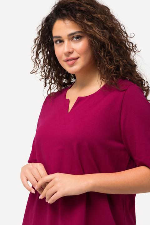 Produktbild Ulla Popken T-Shirt, A-Linie, Tunika-Ausschnitt, Halbarm (62)